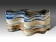 Saltglaze Wave Form - 35cm