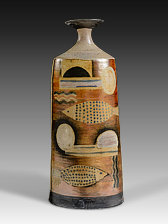Large Saltglaze Bottle - 75cm