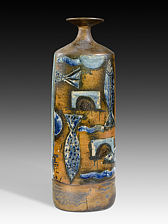 Large Saltglaze Bottle - 135cm