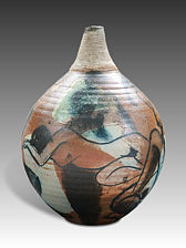 Saltglaze Nude Vase - 25cm