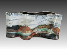 Saltglaze Waveform - 45cm
