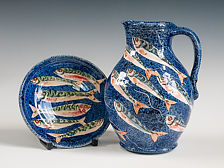 Mackerel Plate & Jug - 20-30cm