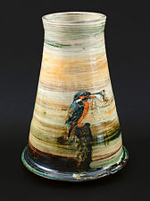Kingfisher Vase - 25cm